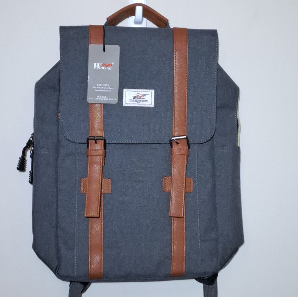 Wenger Gray and Brown Men's Backpack